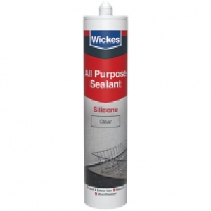 Wickes All Purpose Silicone Sealant Clear 300ml £3.30