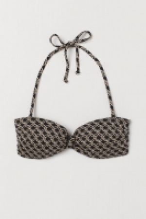 Padded bandeau bikini top £9.00