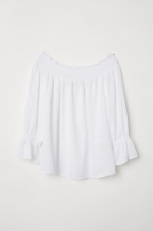 Off-the-shoulder blouse £17.00