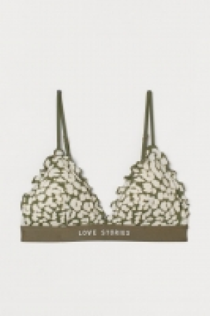 Padded triangle bikini top £13.00
