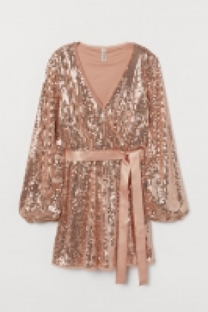 V-neck sequined dress £15.00