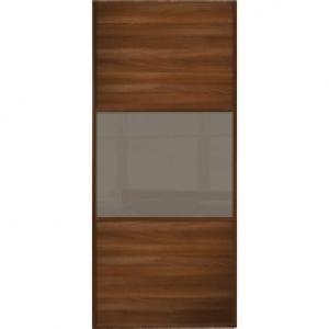 Spacepro Sliding Wardrobe Door Wideline Walnut Panel & Cappu £160.00