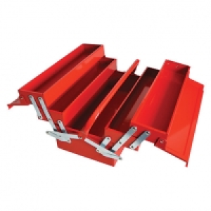 Faithfull Metal Cantilever Tool Box 5 Tray 400mm (17in)