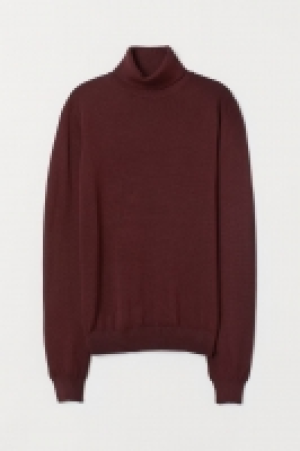 Fine-knit polo-neck jumper £6.00