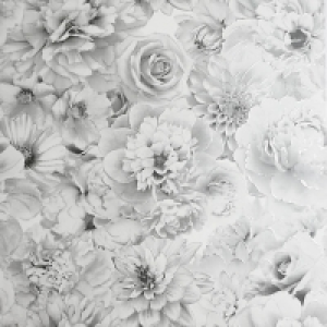 Arthouse Glitter Bloom Silver Wallpaper 10.05m x 53cm £11.70
