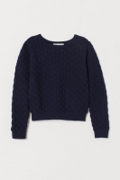 HM  Textured-knit cotton jumper