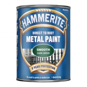 Hammerite Metal Paint - Smooth Dark Green 750ml £15.00