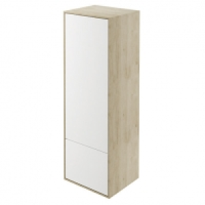 Wickes Eli Oak & White Matt Wall Hung Tall Tower Unit - 400  £387.00