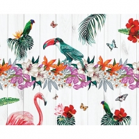 Wickes  ohpopsi Tropical Birds Of Paradise Wall Mural - L 3m (W) x 2