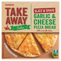Iceland  Iceland Takeaway Slice N Share Garlic & Cheese Pizza Bread