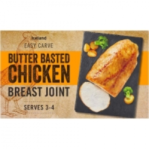 Iceland Butter Basted Chicken Breast Joint 525g £3.00