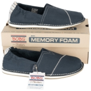 Skechers Bobs Canvas Slip On Navy 7