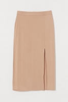 HM  Jersey skirt with a slit