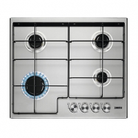 Wickes  Zanussi 60cm 4 Burner Gas Hob with Enamel Pan Supports Stain