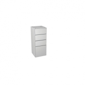 Wickes  Wickes Vienna Grey Gloss Multi - Drawer Floor Standing Stora