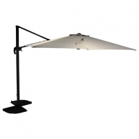 Wickes  Charles Bentley 3.5M x-Large Round Cantilever Parasol - Beig