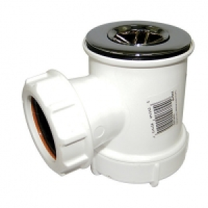 Floplast TH43 - Shower Trap With Grid - Chrome - 40mm £7.49