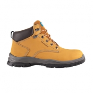 Tough Grit Oak Safety Boot - Tan Size 8 £30.00