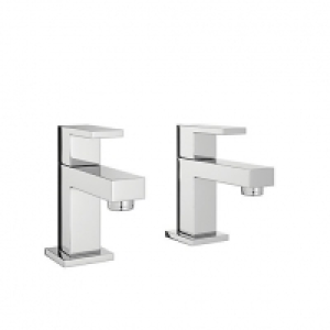 Wickes Kubic Basin Taps - Chrome £40.00