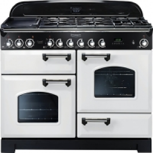 Rangemaster Classic Deluxe 110cm Dual Fuel Range Cooker - Wh £2,399.00