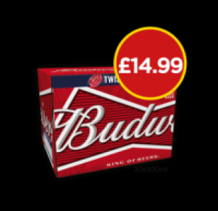 Budweiser &pound;14.99