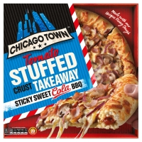 Iceland  Chicago Town Takeaway Large Stuffed Crust Sticky Sweet Cola 