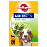 Wilko  Pedigree 28 pack Dentastix Daily Oral Care Medium Dog Treats
