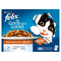 Wilko  Felix As Good As It Looks Meat Selection in Jelly Cat Food 1