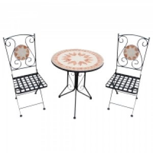 SupaGarden Deluxe Bistro SetGrey / Brown