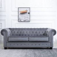 JTF  Chesterfield 2 Seater Grey
