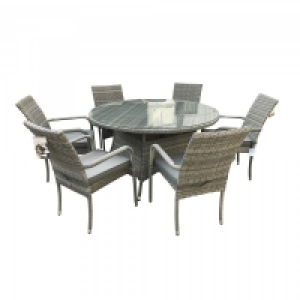 Pagoda Tuscany Round Dining Set6 Seat