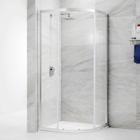 Wickes  Nexa By Merlyn 6mm Quadrant 1 Door Sliding Shower Enclosure 