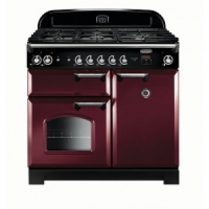 Rangemaster Classic 100cm Dual Fuel Range Cooker - Cranberry