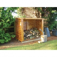 Wickes  Shire 6 x 3 ft Timber Dip Treated Large Log Store