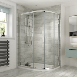 Wickes 1200 x 900mm - Offset Quadrant Semi Frameless Sliding &pound;324.00