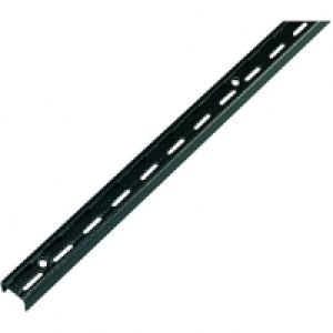 Wickes  Wickes Twin Slot Upright Shelving Bracket Granite - 1400mm