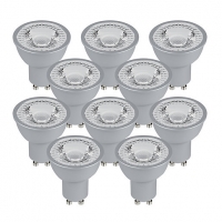 Wickes  Wickes LED Non-Dimmable Metallic GU10 Light Bulbs - 5W Pack 