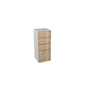 Wickes  Wickes Vienna Oak Multi - Drawer Floor Standing Storage Unit