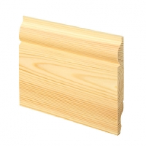 Wickes  Wickes Dual Purpose Torus/Ogee Pine Skirting - 15mm x 119mm 