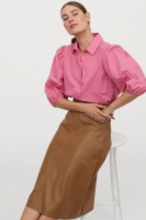 Imitation leather skirt £9.00