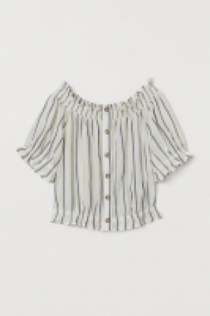 Off-the-shoulder blouse £8.00