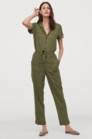 Linen-blend jumpsuit £30.00
