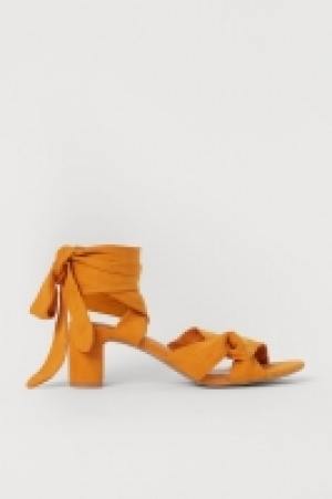 Tie-strap sandals £9.00