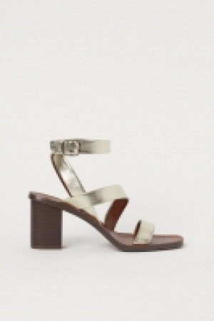 Shimmering sandals £12.00