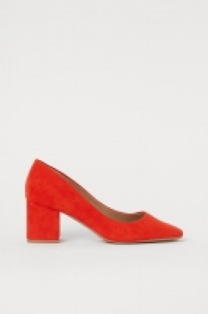 Block-heeled court shoes £9.00