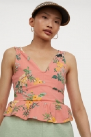 Jersey peplum top £6.00