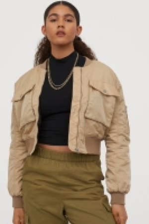 Nylon bomber jacket £20.00