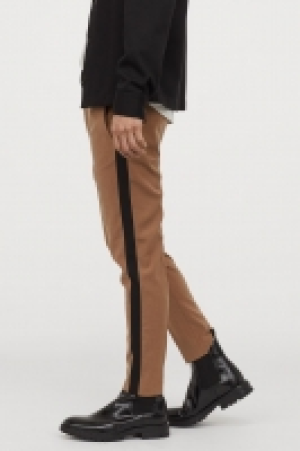 Side-striped suit trousers £10.00
