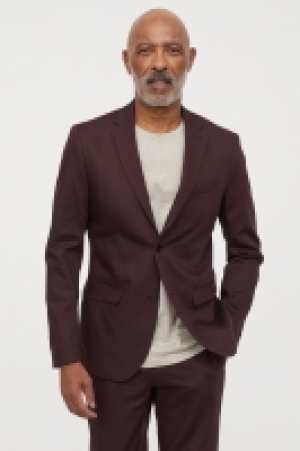 Linen-blend jacket Slim Fit £50.00