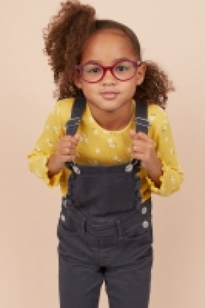 HM  Frill-trimmed dungarees